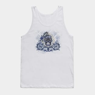 Navy Blue Creation Tank Top